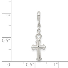 Sterling Silver Cross 1/2in Dangle Enhancer