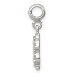 Sterling Silver CZ Dollar Sign Enhancer