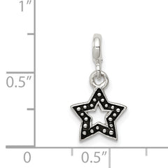 Sterling Silver Enameled Star Enhancer