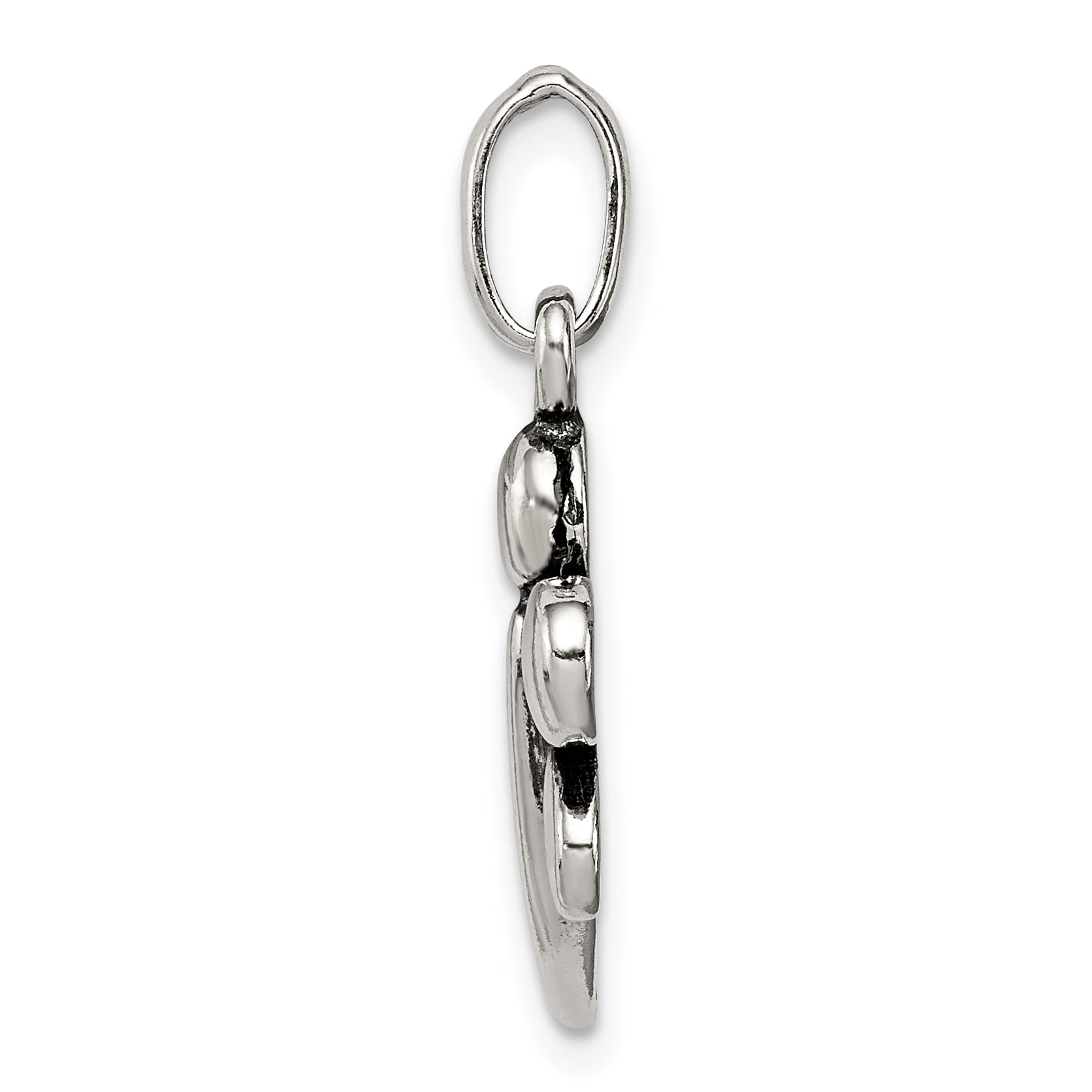 Sterling Silver Antiqued Dragonfly Pendant Secondary image