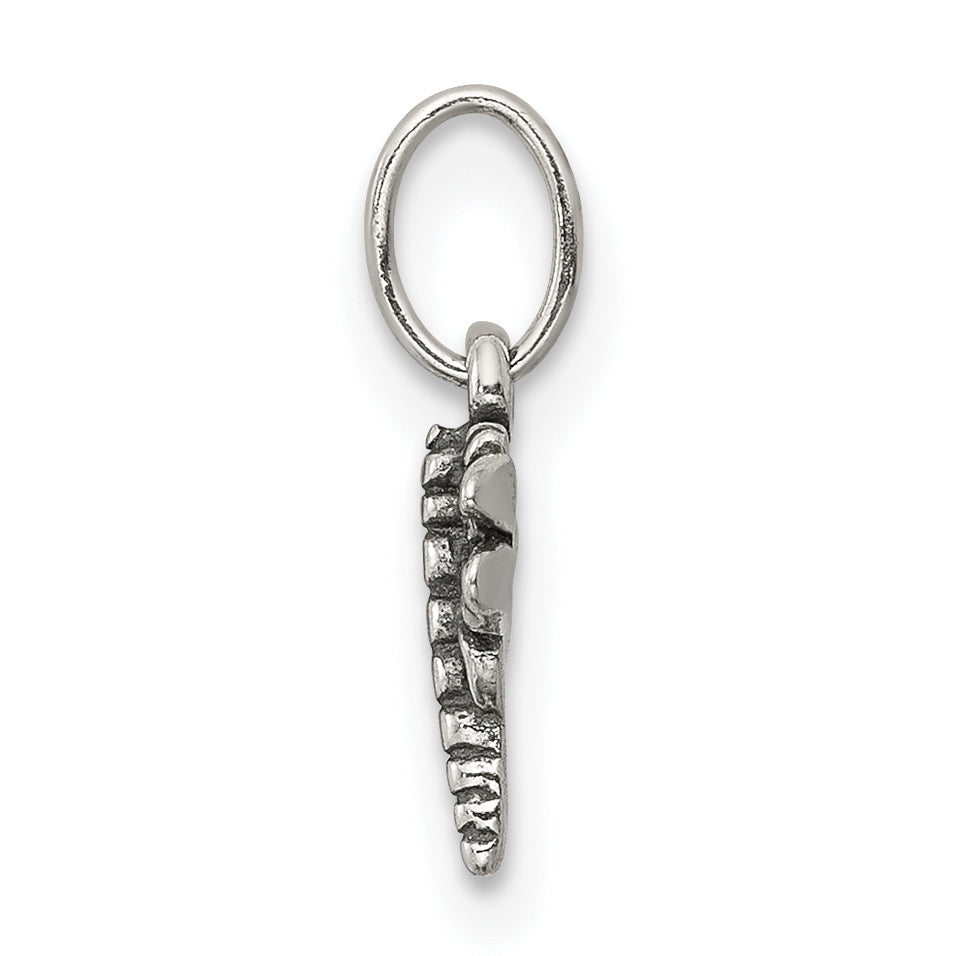 Sterling Silver Antiqued Dragonfly Charm Secondary image