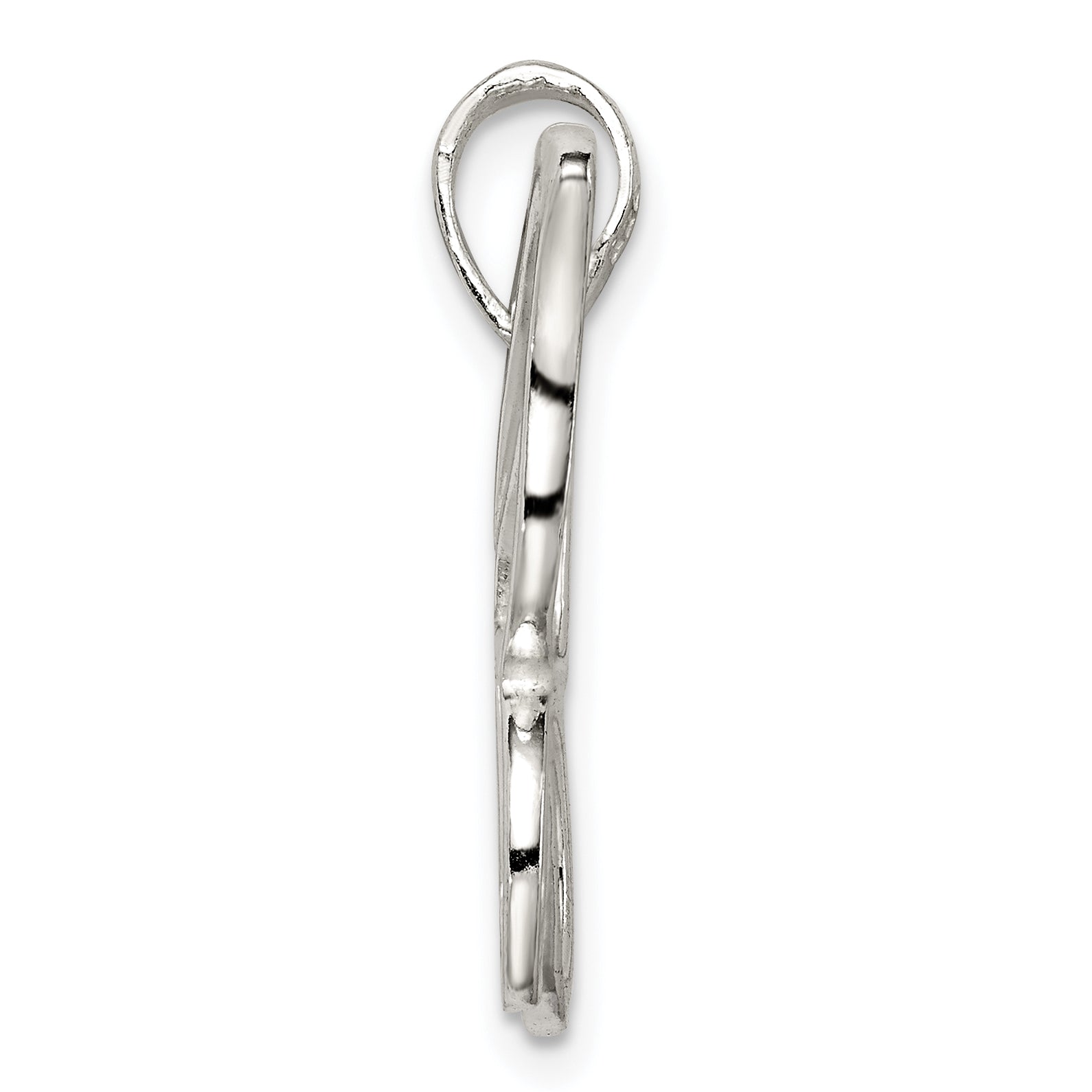 Sterling Silver Polished Butterfly Pendant Secondary image