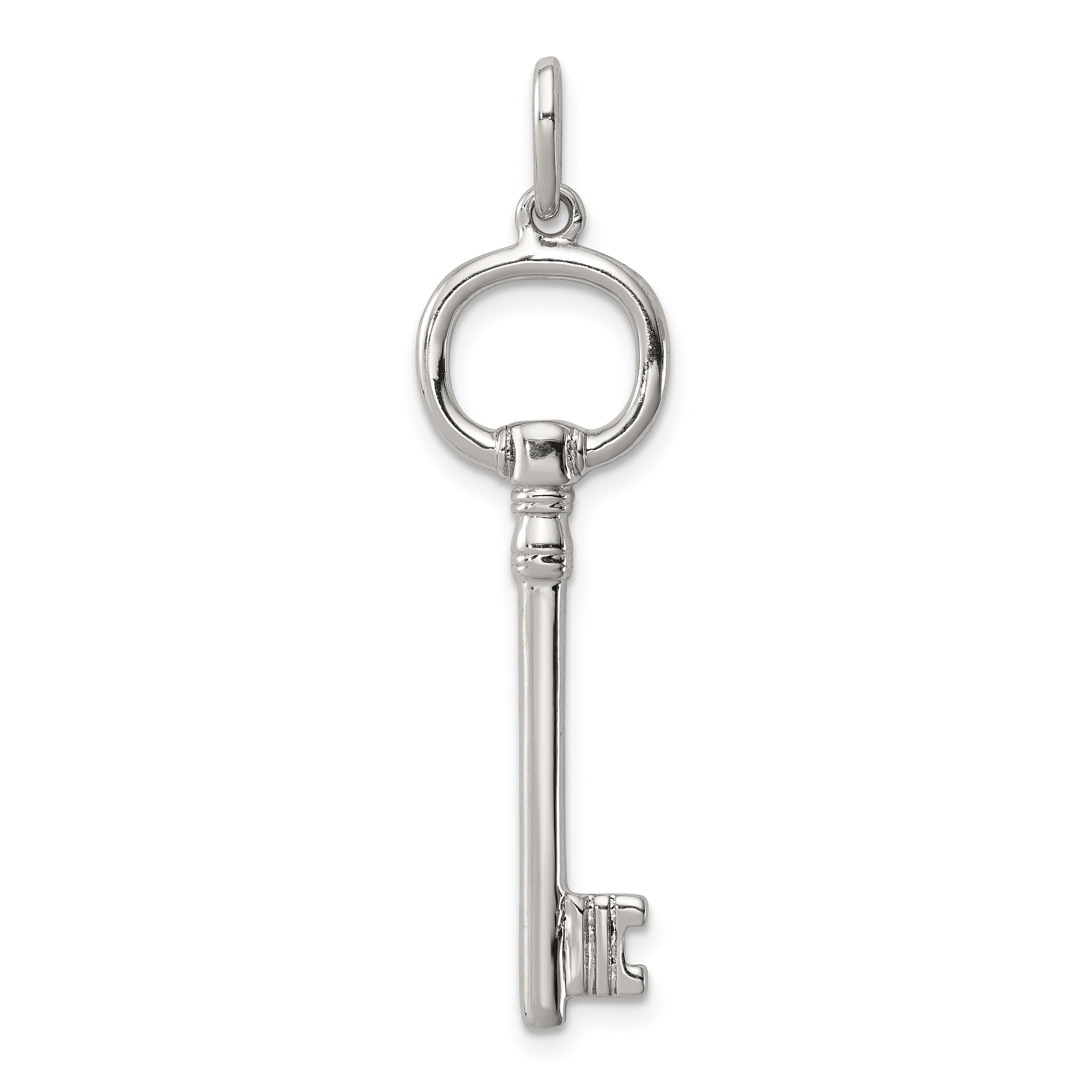 Sterling Silver Key Pendant Main image