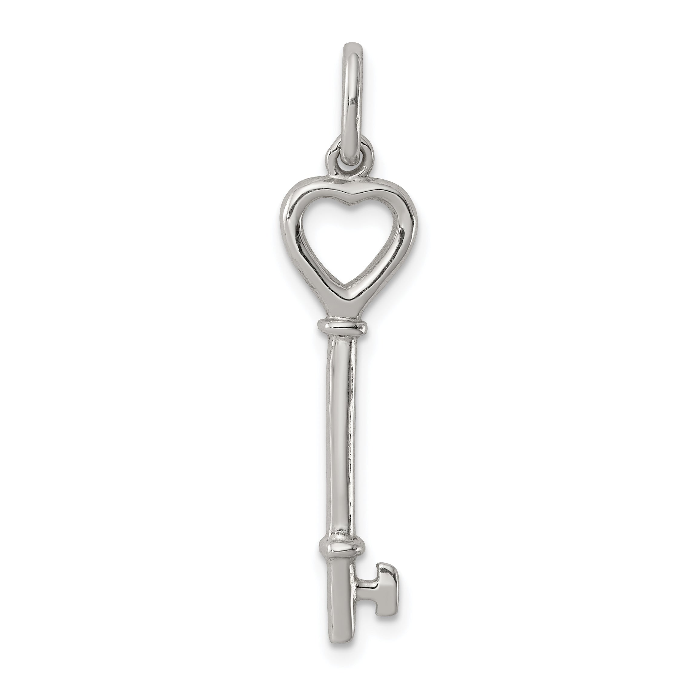 Sterling Silver Key Pendant Main image