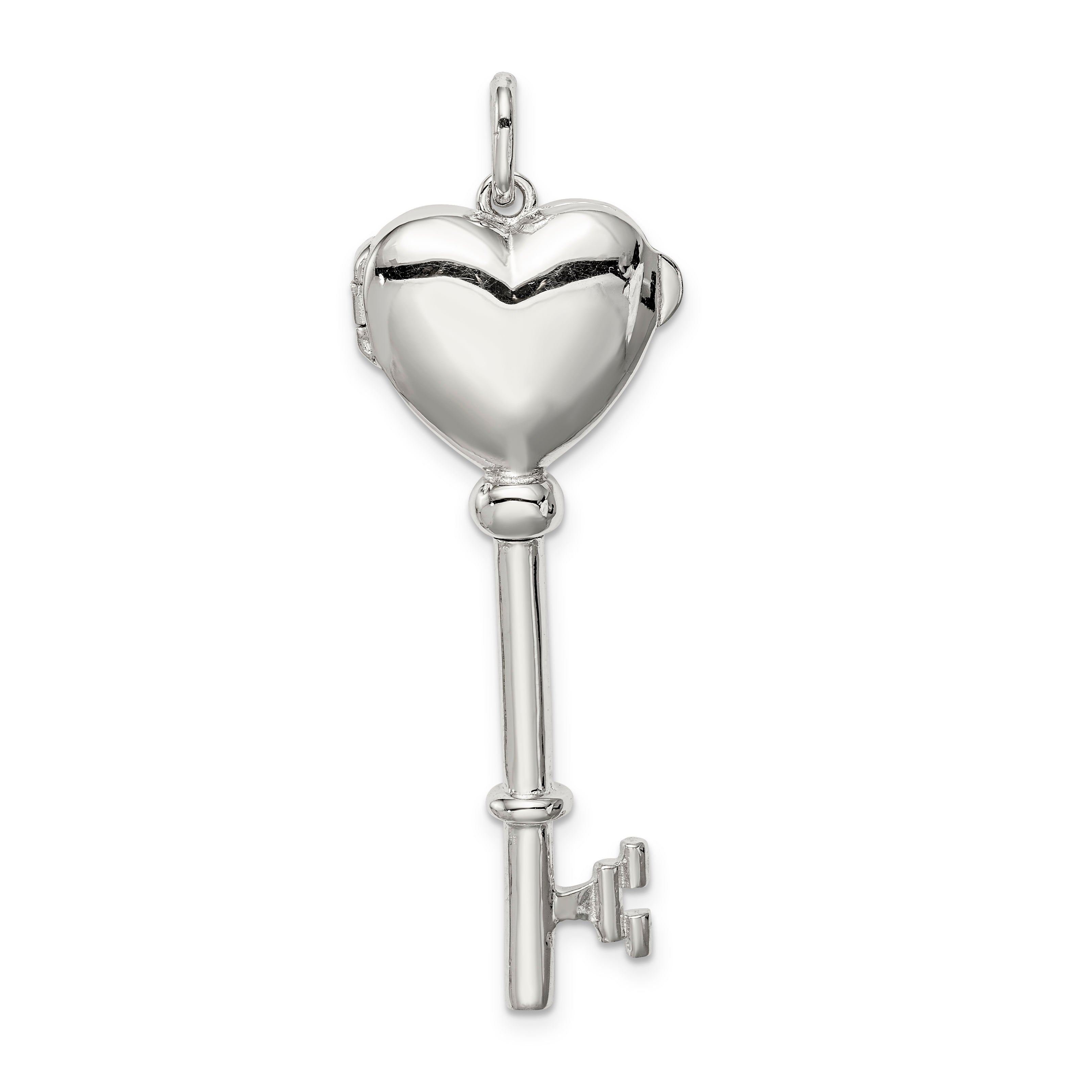 Sterling Silver Locket Key Pendant Main image