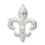 Sterling Silver Fleur De Lis Slide
