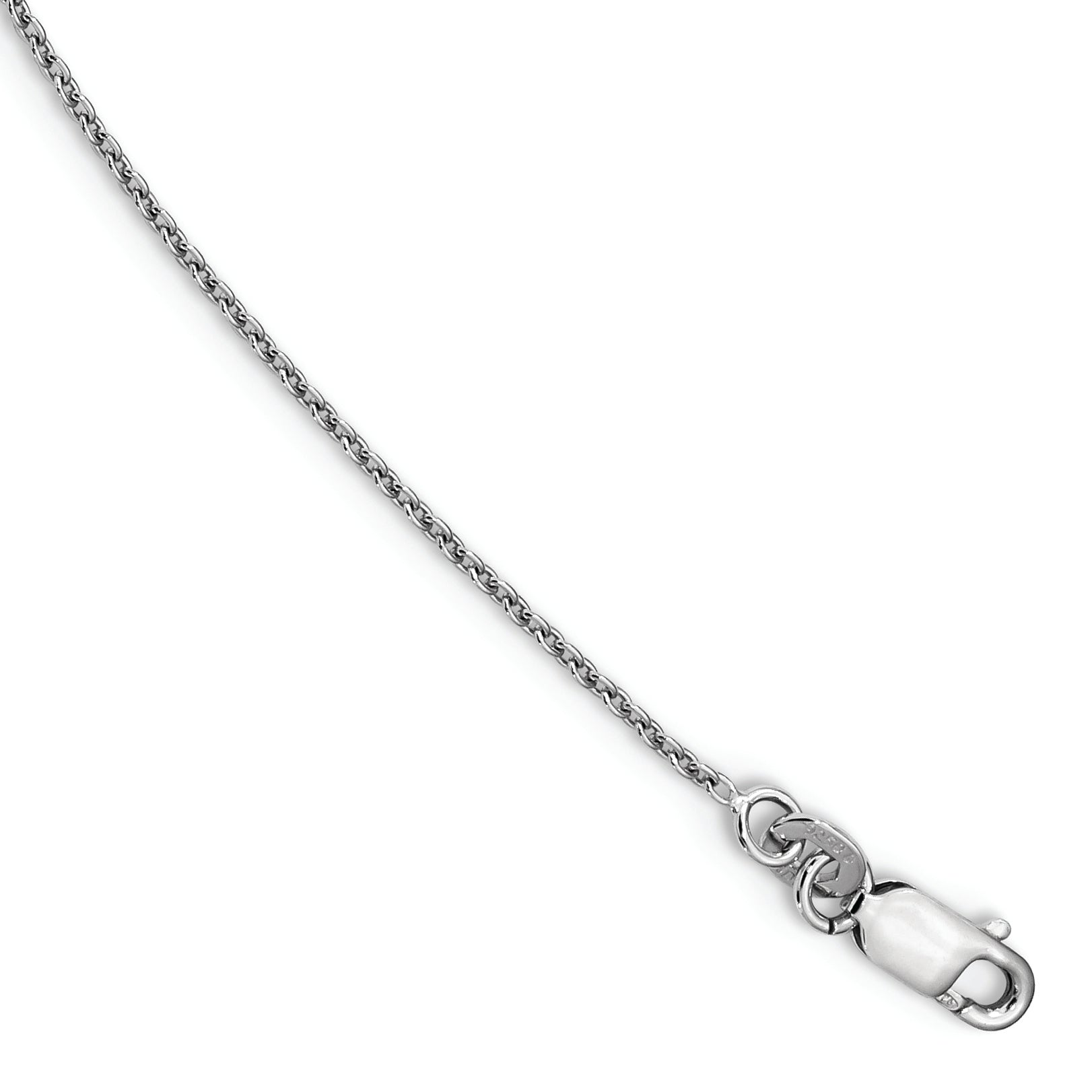 White Night Sterling Silver Rhodium-plated Black and White Diamond Double Heart 18 Inch Necklace with 2 Inch Extender