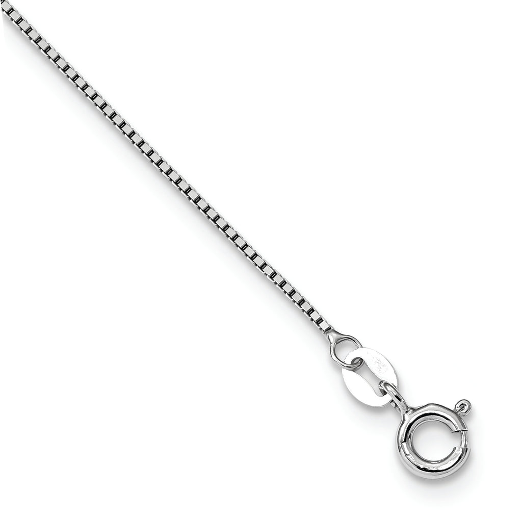 Sophia Jewelers Sterling Silver Diamond Heart Necklace with Extender