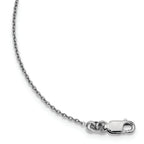 Sterling Silver Diamond Heart Necklace with Black Accent 18 Gift Ready