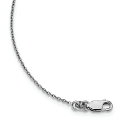 Sterling Silver Diamond Heart Necklace with Black Accent 18 Gift Ready