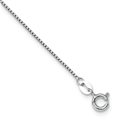 White Night Sterling Silver Rhodium-plated Black Diamond Infinity Symbol 18 Inch Necklace with 2 Inch Extender