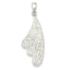Sterling Silver Stellux Crystal & White Pendant