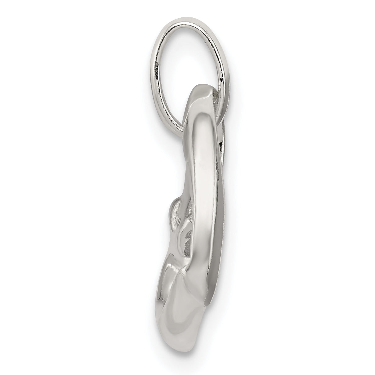 Sterling Silver Heart with CZ Pendant Secondary image