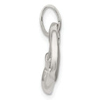 Sterling Silver Heart with CZ Pendant