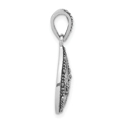 Sterling Silver Marcasite Pendant