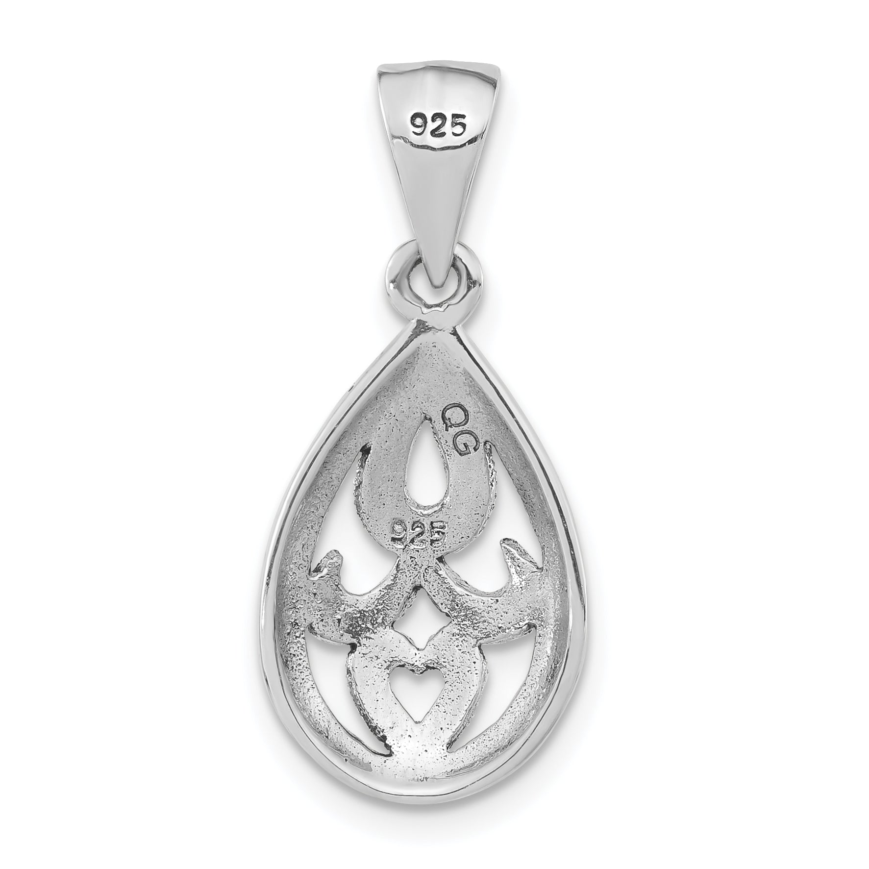 Sterling Silver Marcasite Pendant