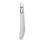 Sterling Silver Rhodium-plated w/CZ Chain Slide Pendant
