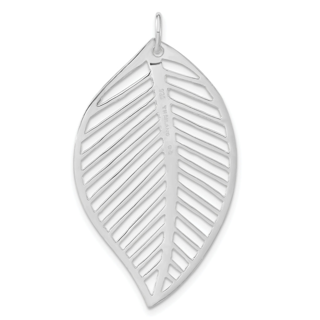 Sterling Silver Leaf Pendant