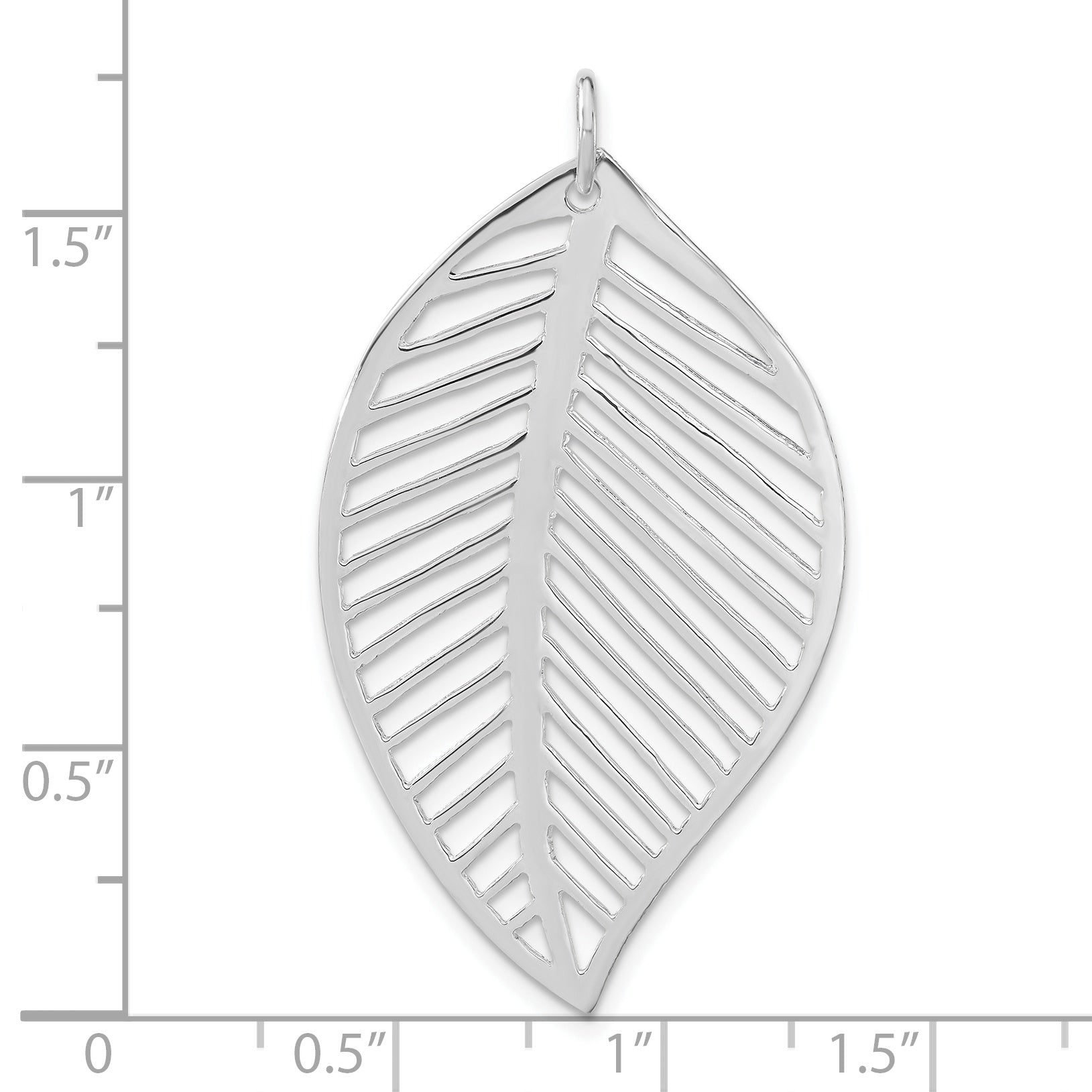 Sterling Silver Leaf Pendant