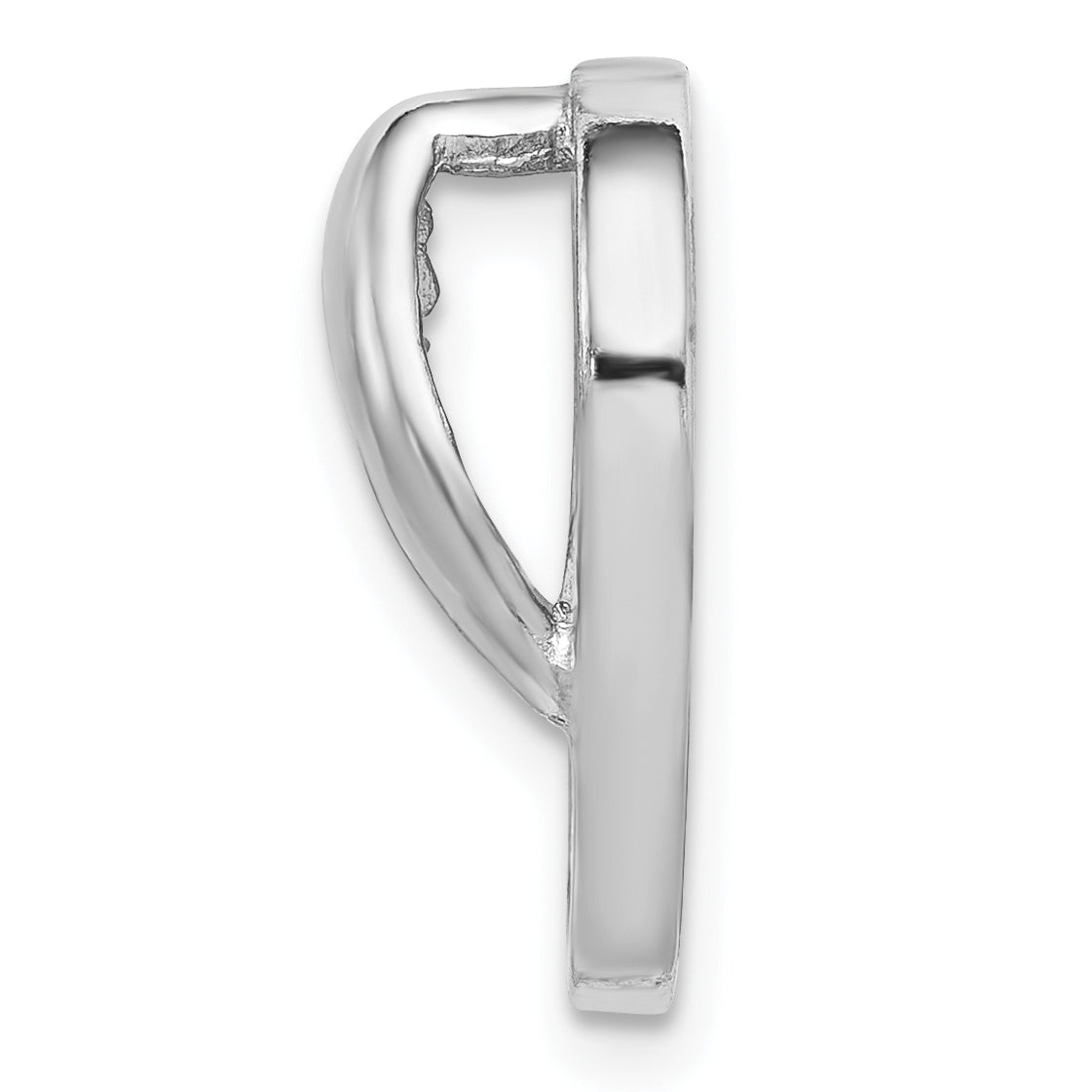 Sterling Silver Rhodium Created Blue Opal Flip-Flop Slide Secondary image