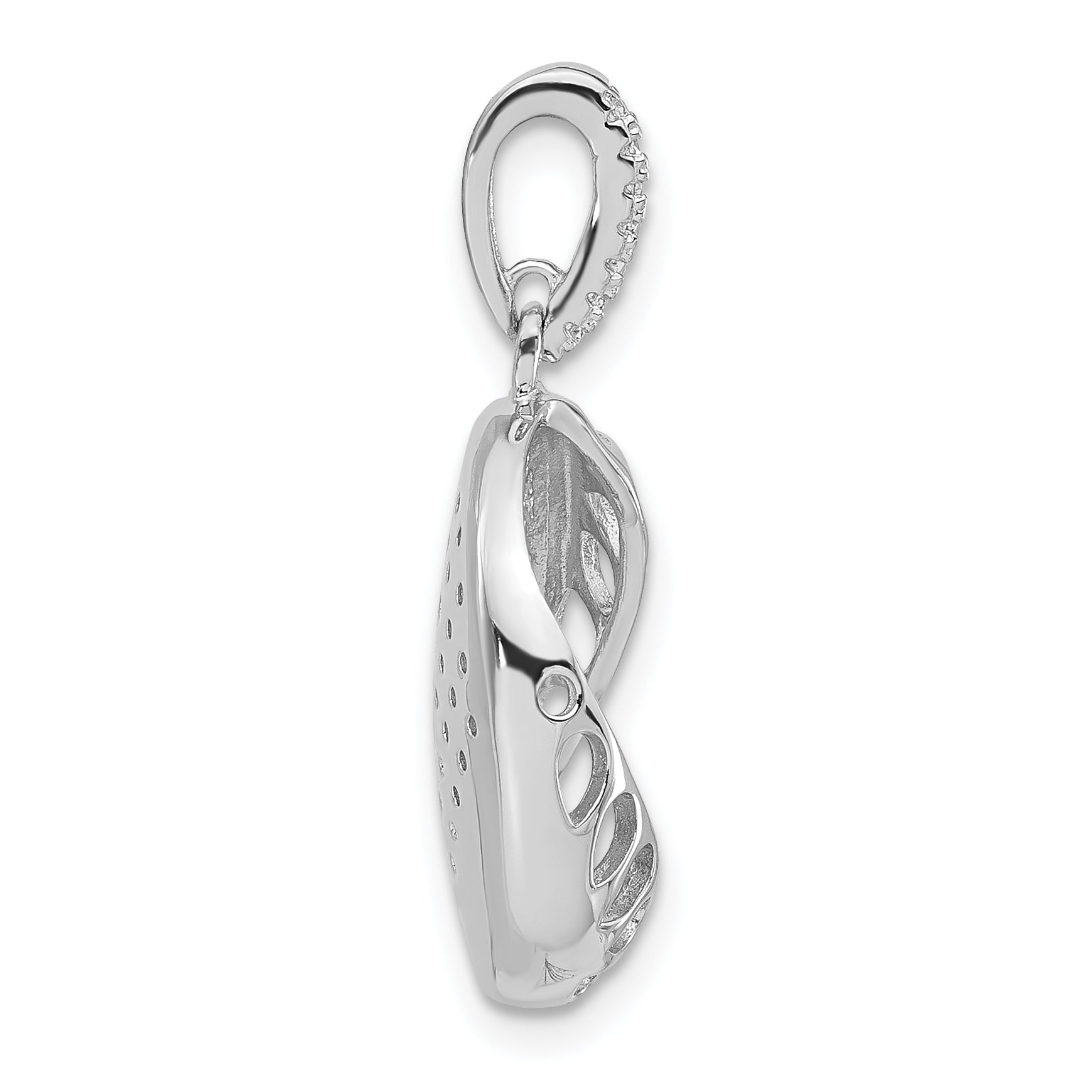 Sterling Silver & CZ Pendant Secondary image