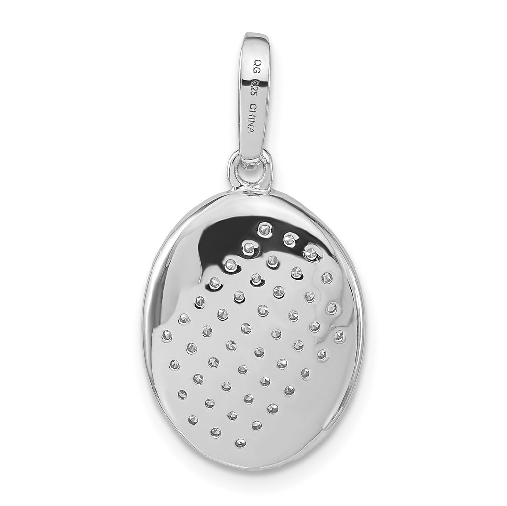 Sterling Silver & CZ Pendant