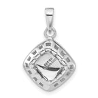 Sterling Silver Polished and Textured Pendant