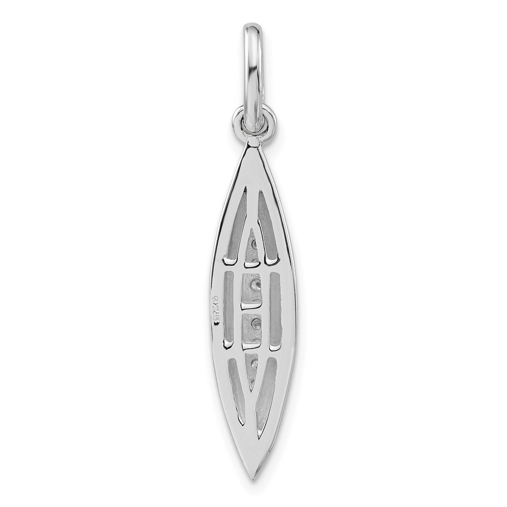 Sterling Silver CZ Pendant
