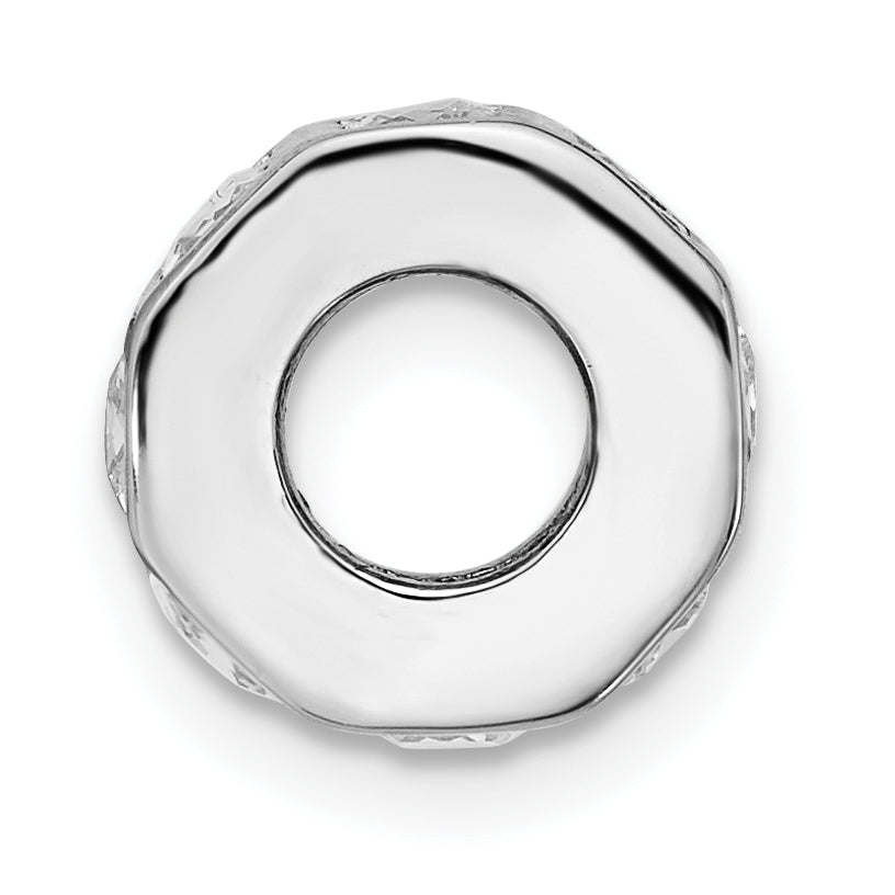Sterling Silver CZ Polished Bead Secondary image
