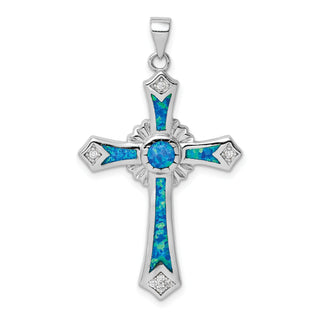Cross Cubic Zirconia Pendants & Charms - Sophia Jewelers