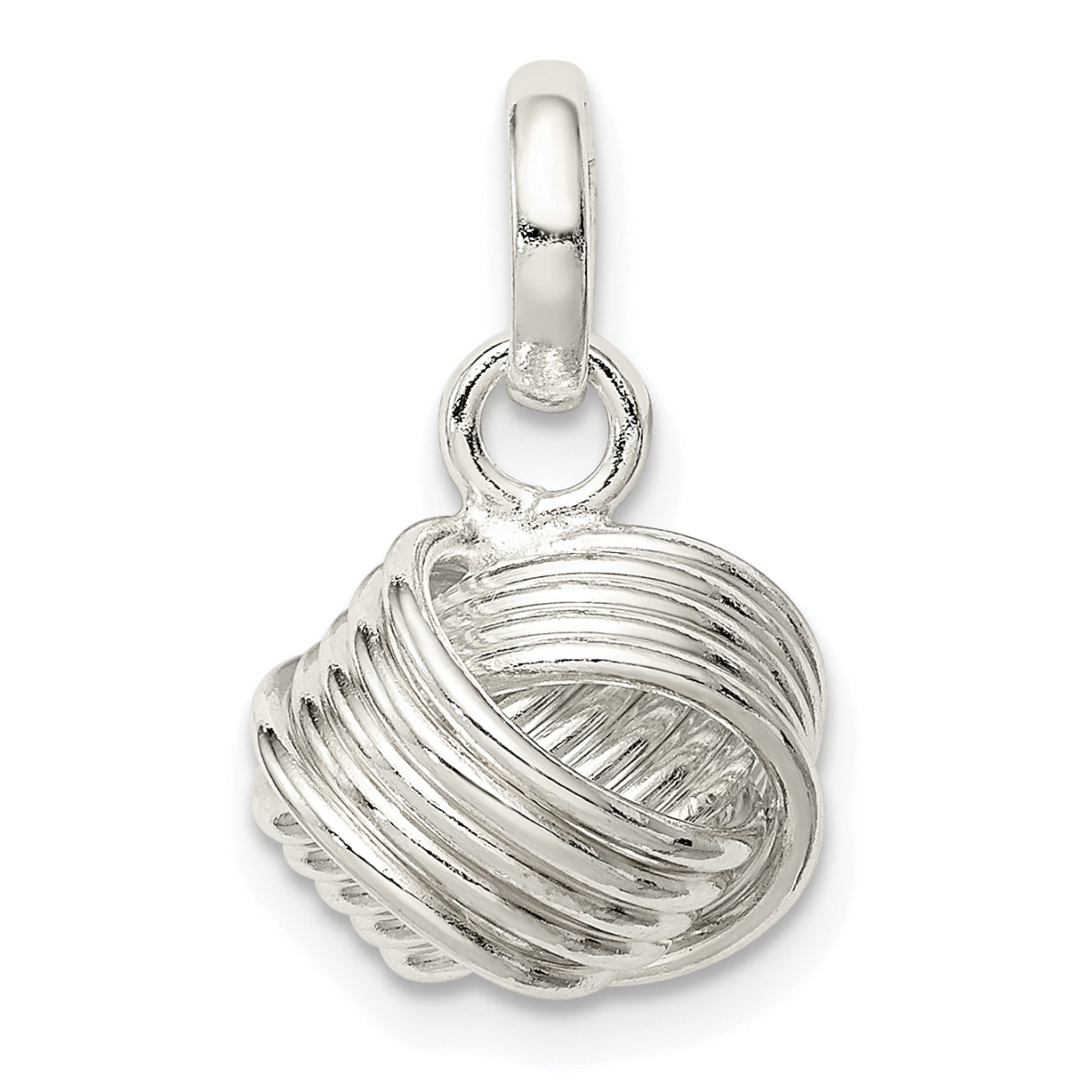 Sterling Silver Love Knot Small Pendant Main image