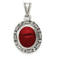 Sterling Silver Carnelian Pendant