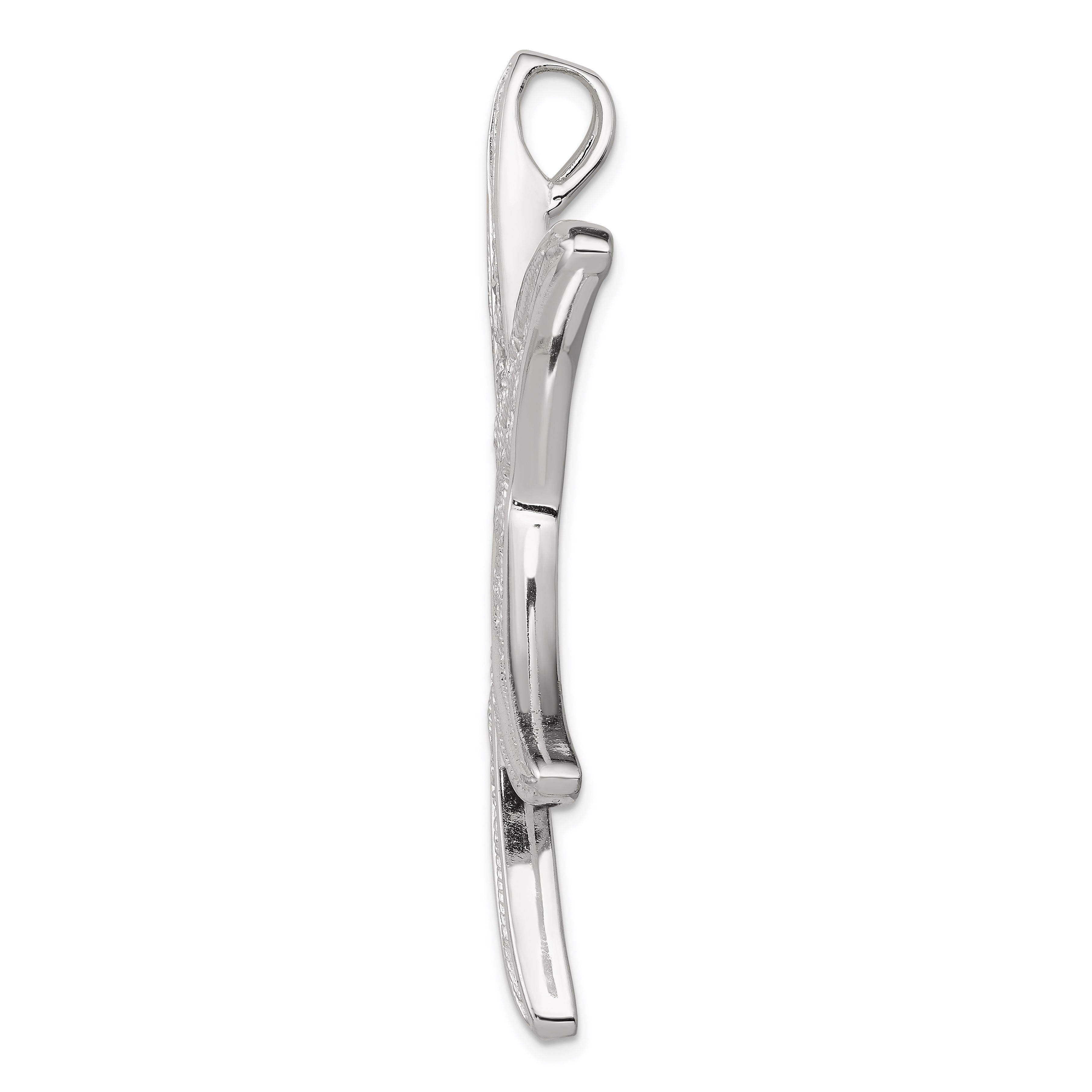Sterling Silver Fancy Starfish Pendant