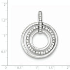 Sterling Silver CZ Fancy Pendant