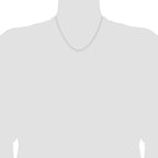 Sophia Jewelers 925 Sterling Silver Solid Curb Chain Necklace 16 Inch