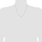 Sophia Jewelers 925 Sterling Silver Solid Curb Chain Necklace 16 Inch