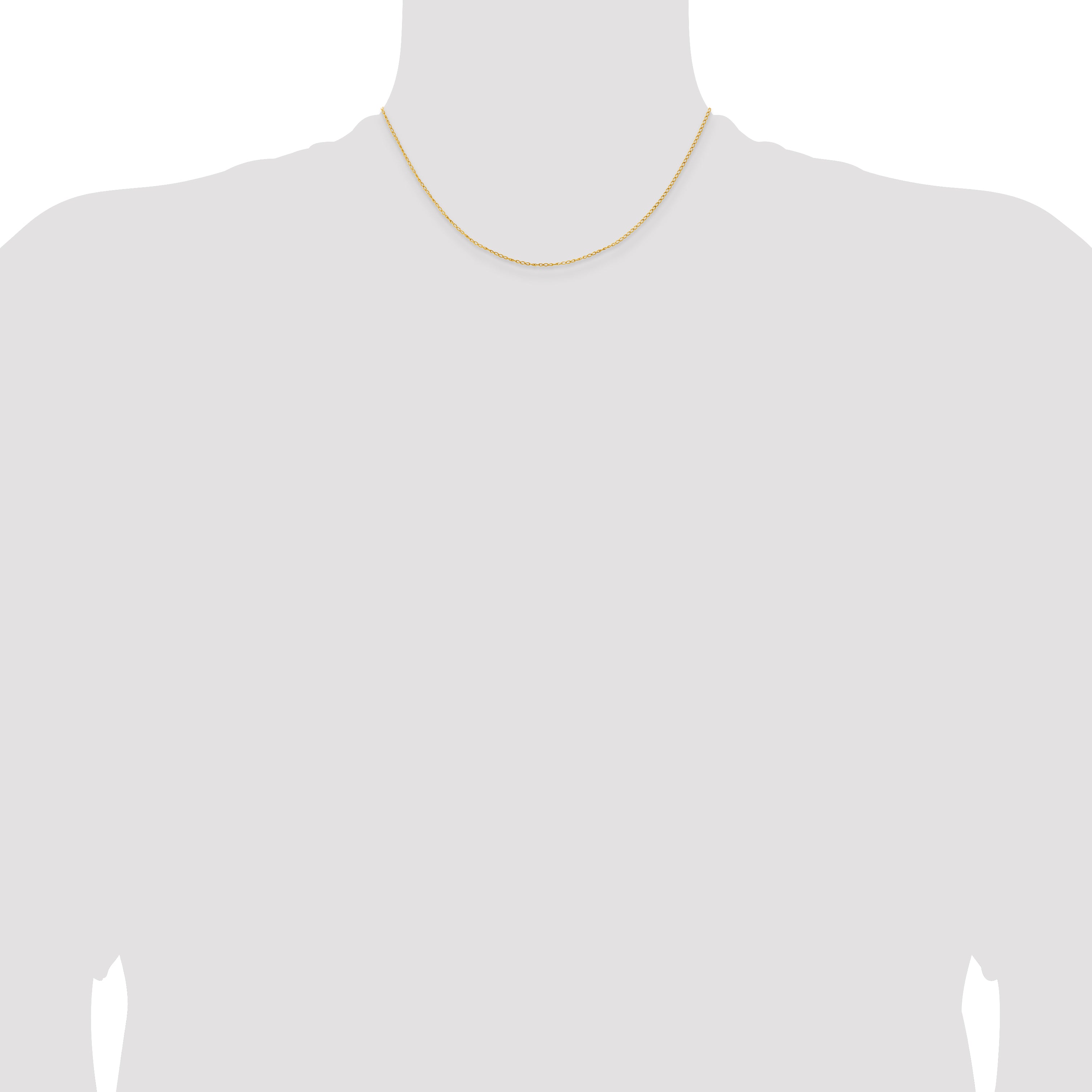 Sophia Jewelers 925 Sterling Silver Flash Gold Curb Chain Necklace 16 Polished Finish Secondary image