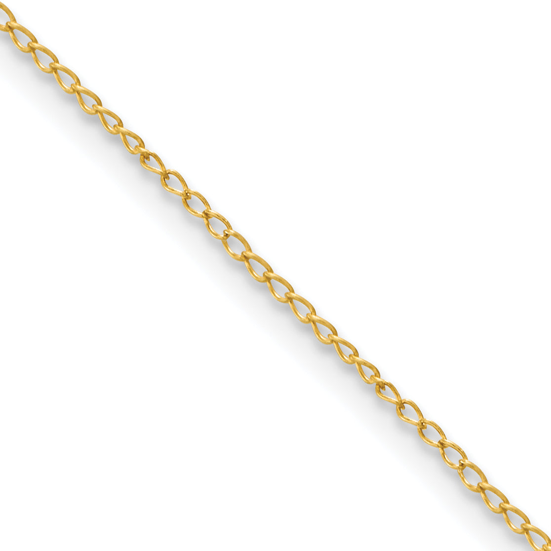 Sterling Silver Flash Gold-plated Curb Chain Main image