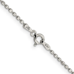 Sophia Jewelers Sterling Silver 925 Women's Polished Beaded Chain Necklace