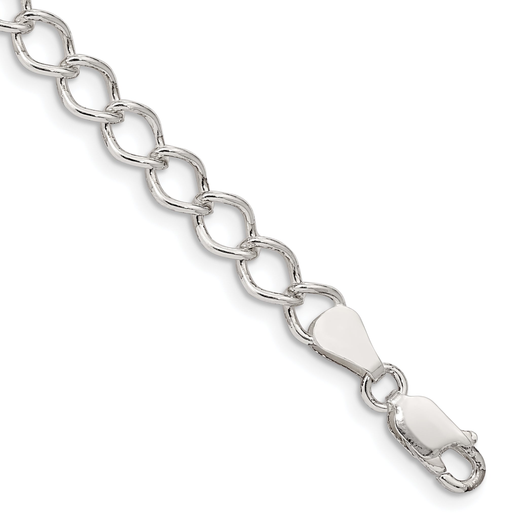 Sterling Silver 5.75mm Fancy Open Curb Chain Main image