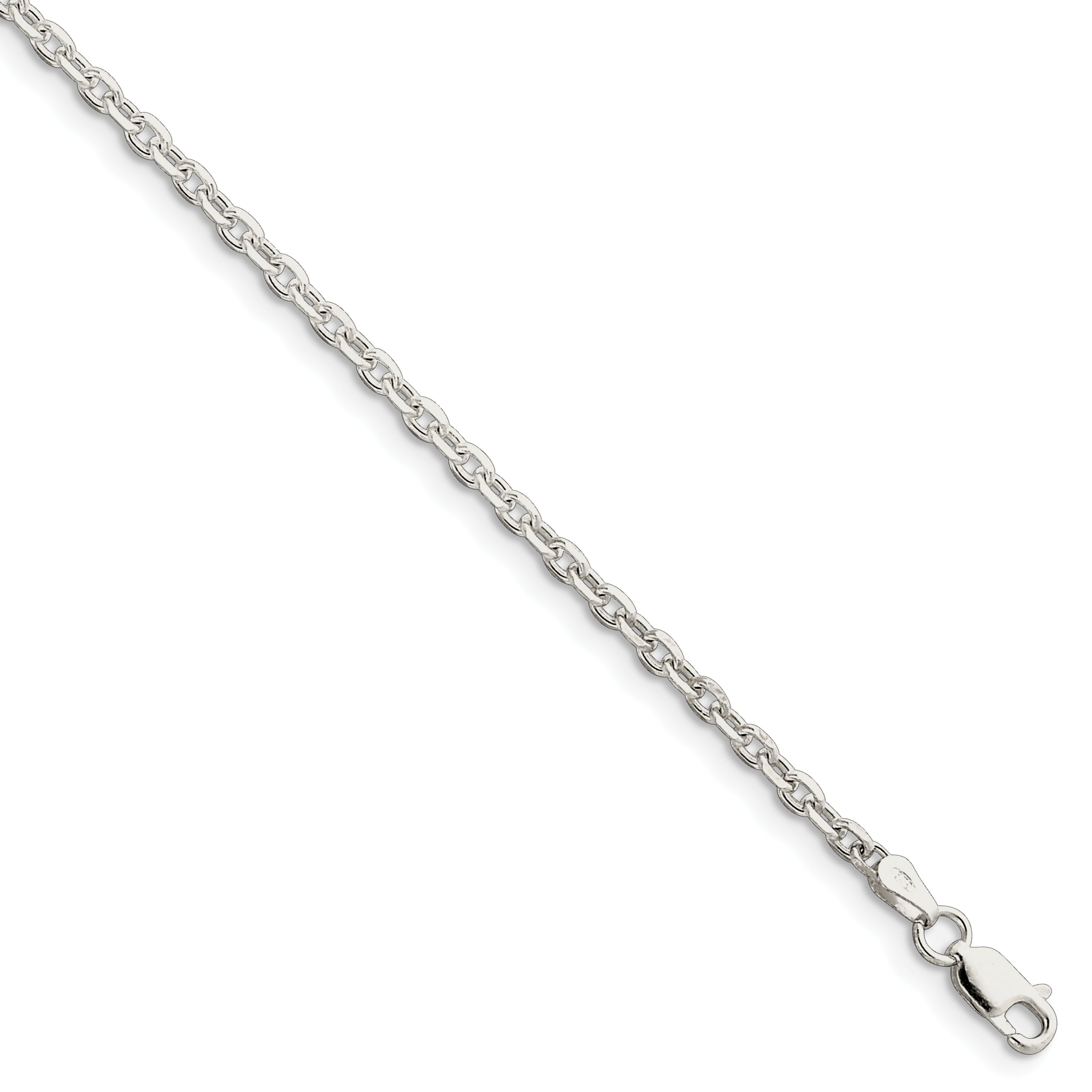 Sterling Silver 2.75mm Diamond-cut Cable Chain Main image
