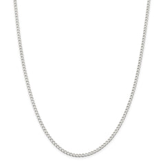 Sterling Silver 2.80mm Wide Curb Chain