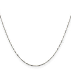 Sophia Jewelers Sterling Silver 925 Mirror Box Chain Necklace 16-Inch Polished Women's