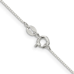 Sophia Jewelers Sterling Silver 925 Mirror Box Chain Necklace 16-Inch Polished Women's