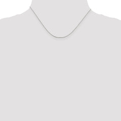 Sophia Jewelers Sterling Silver 925 Mirror Box Chain Necklace 16-Inch Polished Women's