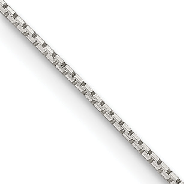 Sterling Silver .6mm 8 Sided Diamond-cut Mirror Box Chain Main image