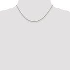 Twisted Serpentine Chain Necklace in Sterling Silver, 1.8mm
