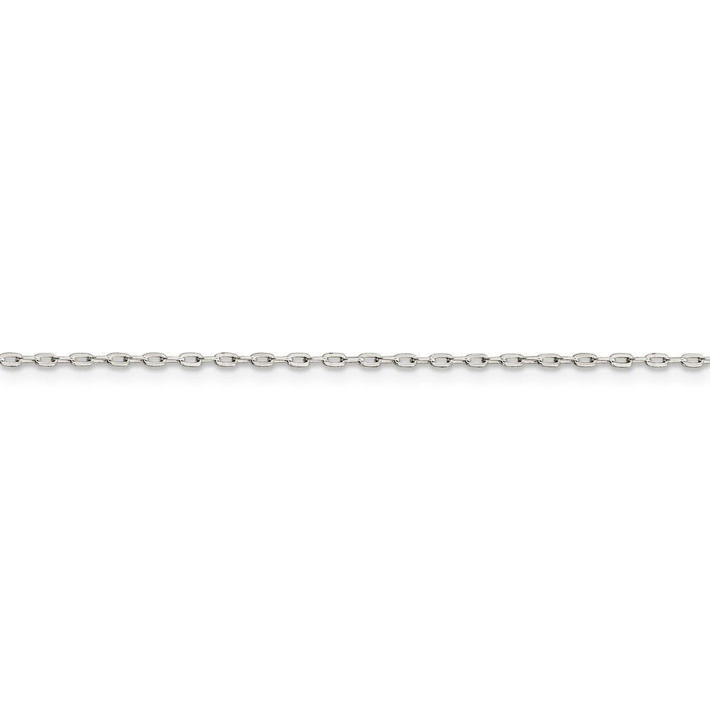 Sterling Silver 1.4mm Beveled Oval Cable Chain
