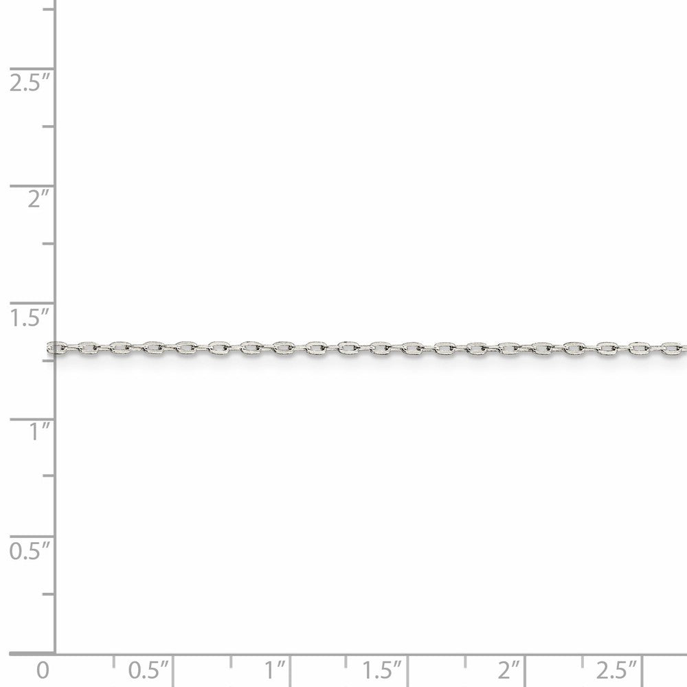 Sophia Jewelers Sterling Silver 925 Polished Pendant Chain Necklace 18