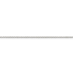 Sterling Silver 925 Polished Cable Necklace Solid Pendant Chain 18